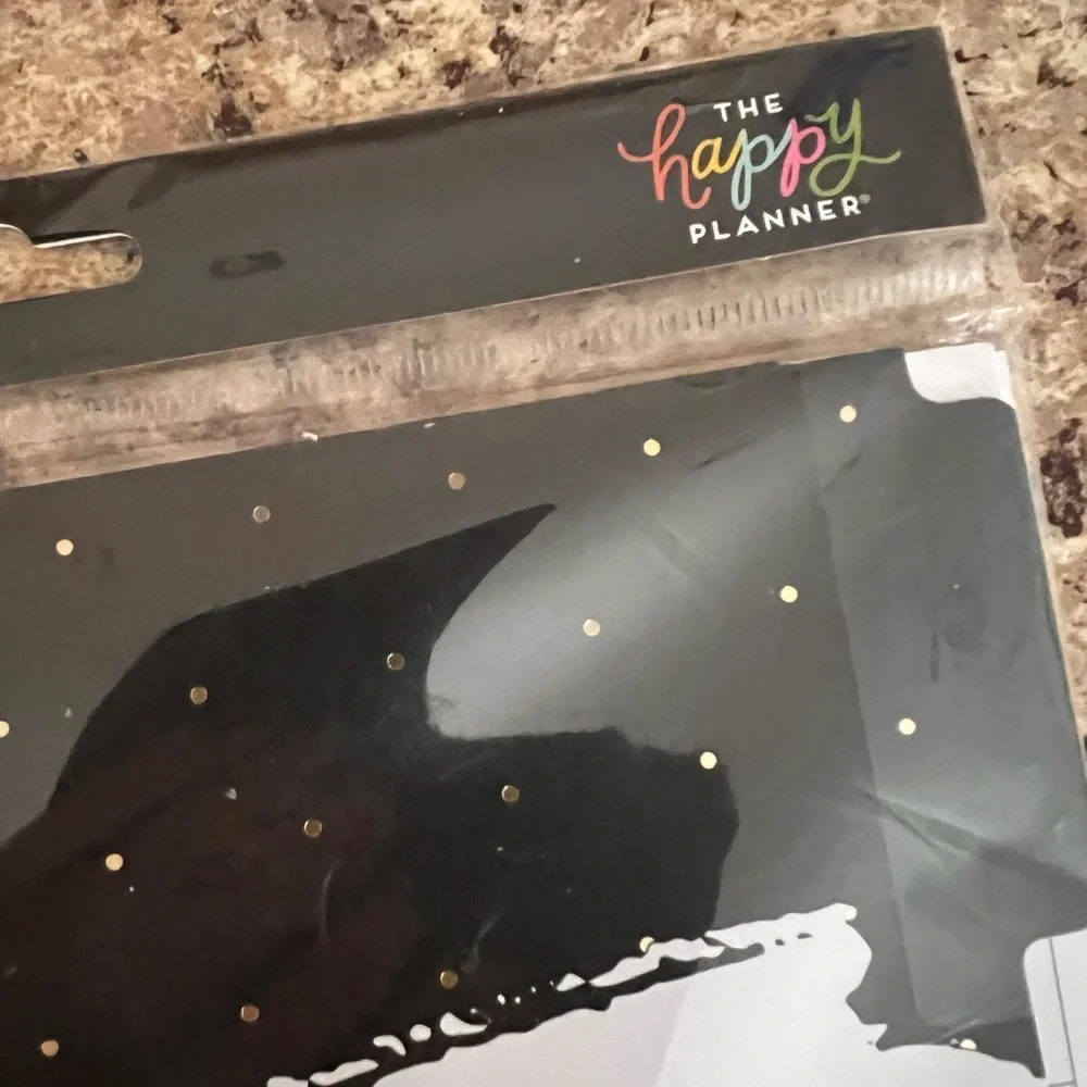 Disney Mickey Mouse Happy Planner Extension with Black, White, and Gold